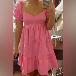 Pink Mini Dress, worn once!